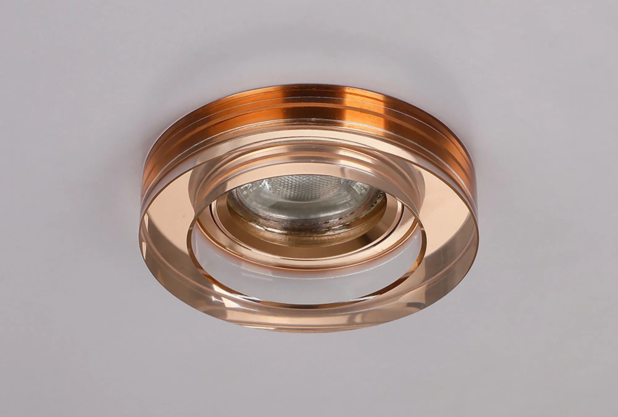 Crystal Downlights Rose Gold Crystal Ceiling Lights Diyas Recessed Crystal Lights